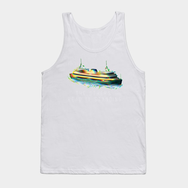 Reckless - Manly Ferry (white type) Tank Top by Simontology